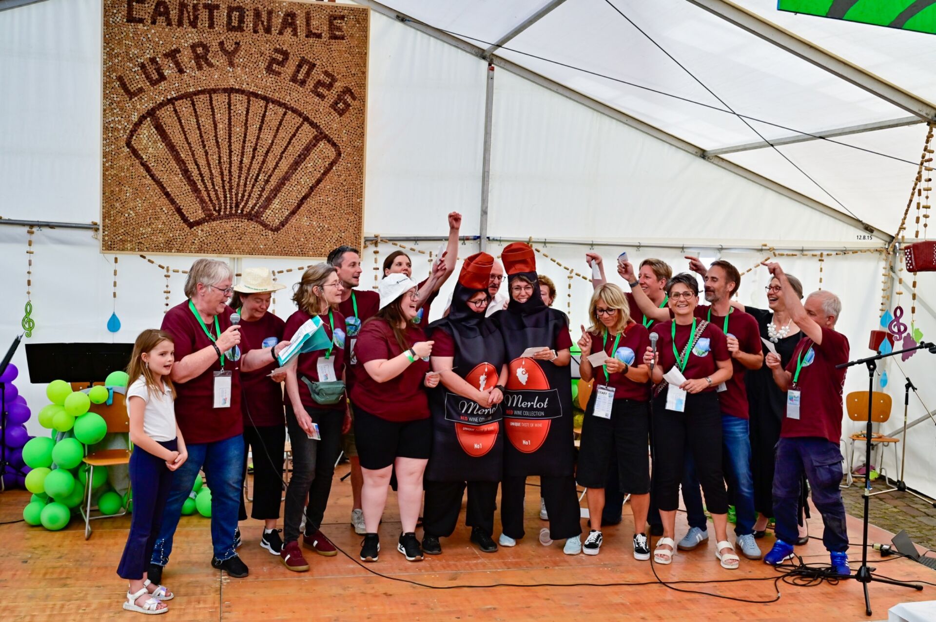 Les Gais Matelots lors de la Fête cantonale vaudoise des accordéonistes à Lutry en 2026